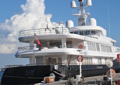 EC135 Full Cover Set on Superyacht