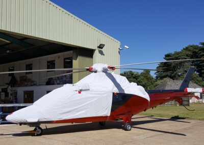 AW109SP G-PIFZ - Cockpit, Cabin, Engine, and Rotorhead Cover