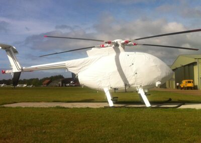 MD 500E - Cockpit, Cabin, Hull, Engine, and Rotorhead Cover